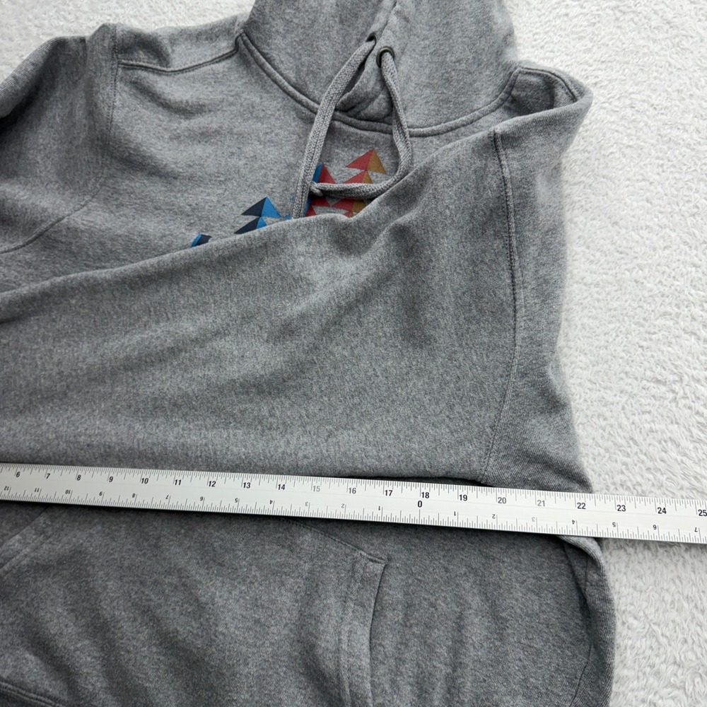 Ariat‎ REAL Womens Heather Gray Aztec Graphic Pullover Hoodie Sweatshirt Medium - Picture 6 of 9